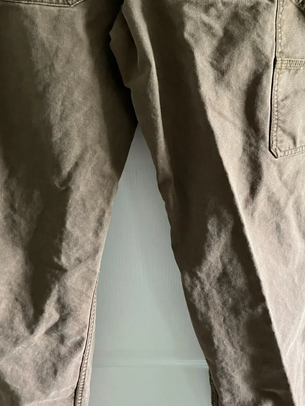 C.E. Schmidt Pant Mens 36X34 Brown Cotton Carpenter Straight Utility Workwear.